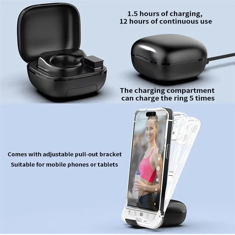 Scrolling Wireless Finger Shutter Remote Control Page Turner Mobile Phone Controller Bluetooth Camera Shutter Selfie